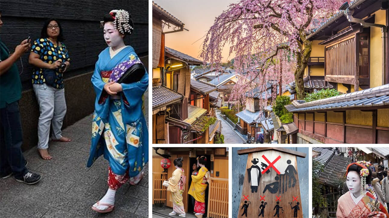 Surtourisme : Les Ruelles de Gion, Quartier des Geishas de Kyoto, bientôt Interdites aux Touristes